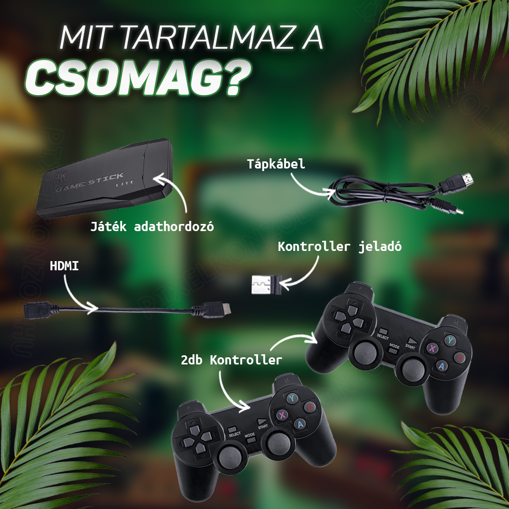 Retro vezeték nélküli játékkonzol